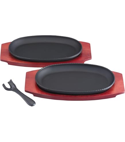 Amazon｜アサヒ 鉄 ステーキ皿 レストラン A-130-32｜ステーキ皿